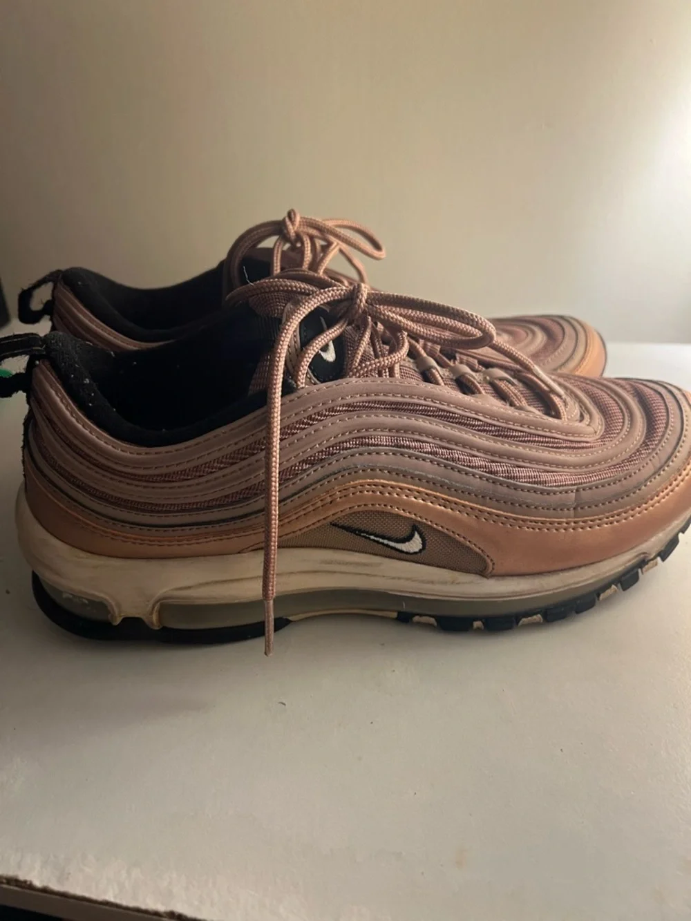 Nike Men’s Air Max 97 Sneakers in Copper/Tan